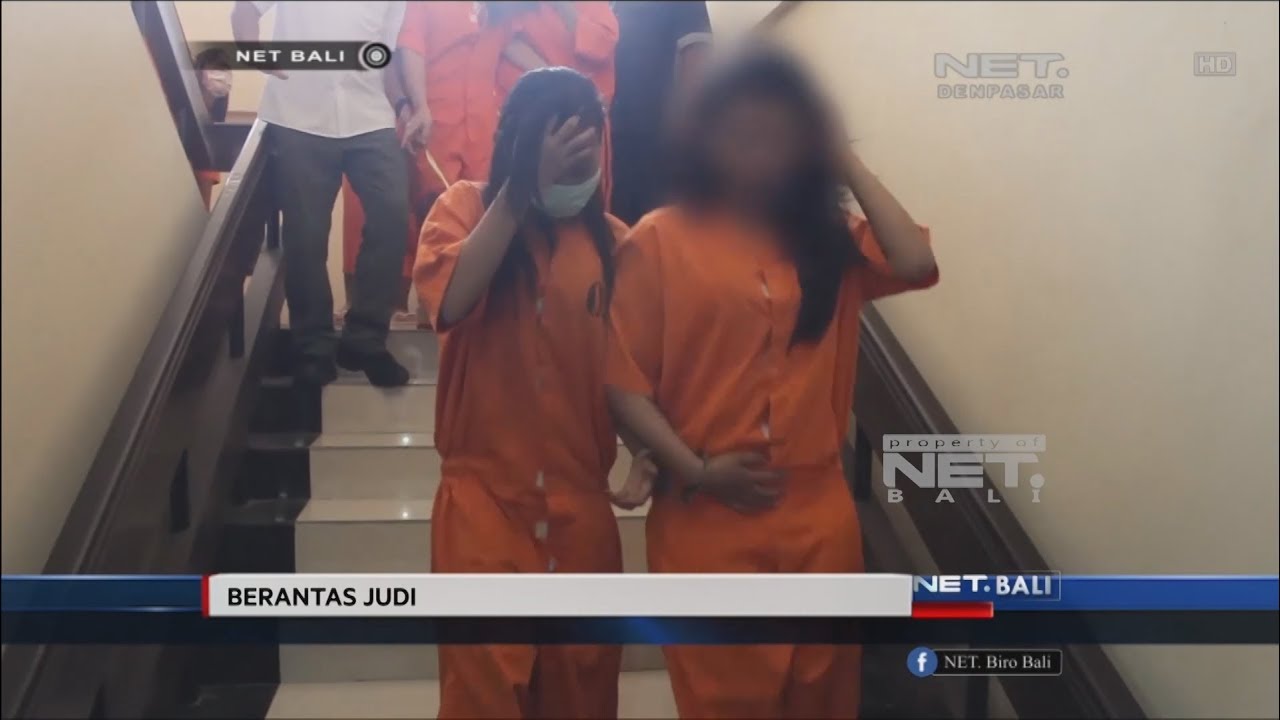 NET. BALI - POLISI GREBEK JUDI KETANGKASAN