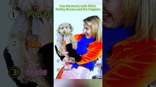 Fun Moments with Millie Bobby Brown and the Puppies#funny #youtubeshorts #trending #foryou