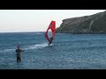Windsurf Freestyle Crashes - Funny Broken Mast - Prasonisi, Greece