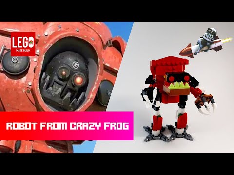 Видео: LEGO ROBOT FROM CRAZY FROG home-made build РОБОТ из клипов про КРЕЙЗИ ФРОГА самодельная сборка