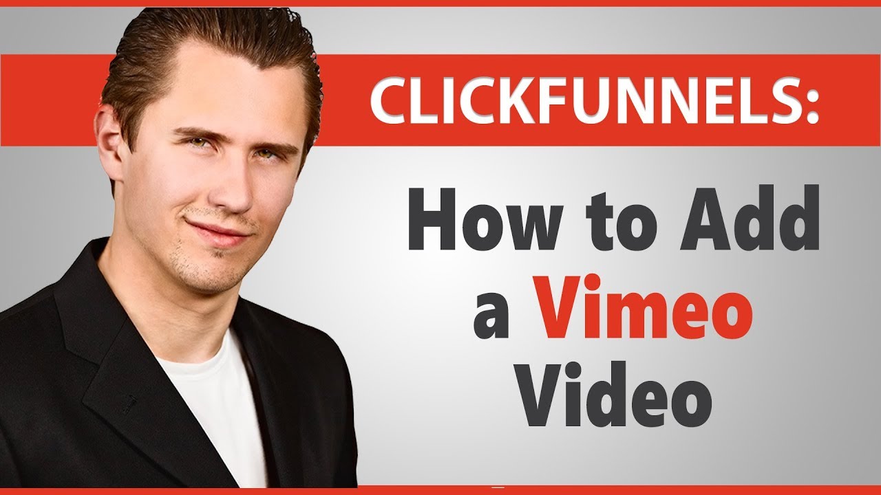 ClickFunnels: How to Insert a Vimeo Video