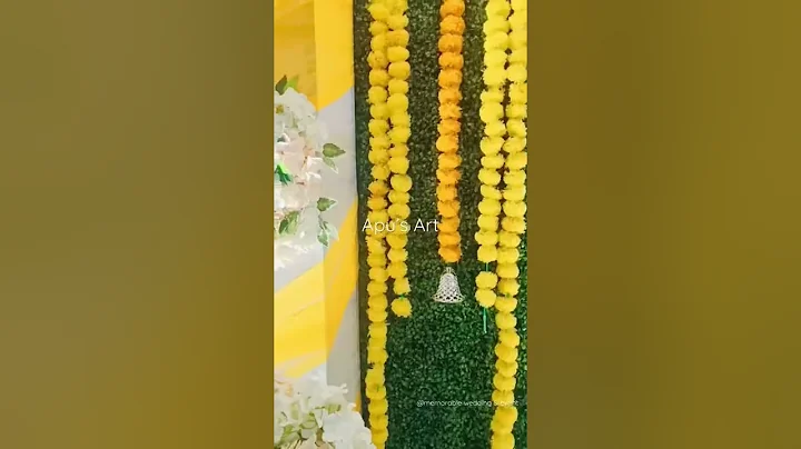 DIY backdrop || #shorts #short #shortvideo #wedding#decor #reels #reel #video #viral #art