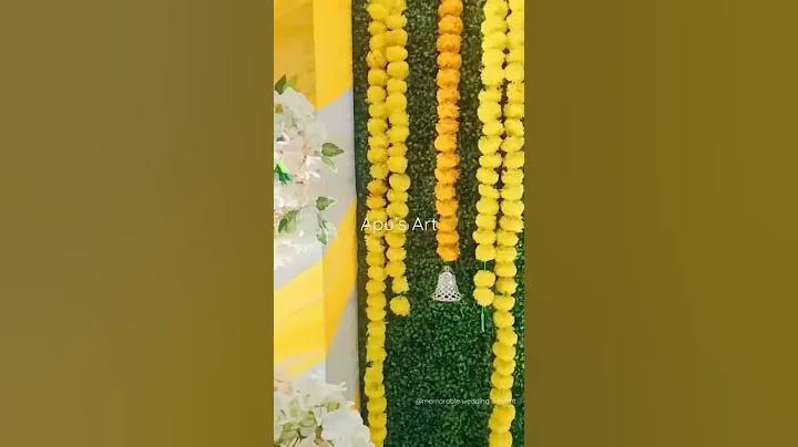DIY backdrop || #shorts #short #shortvideo #wedding#decor #reels #reel #video #viral #art