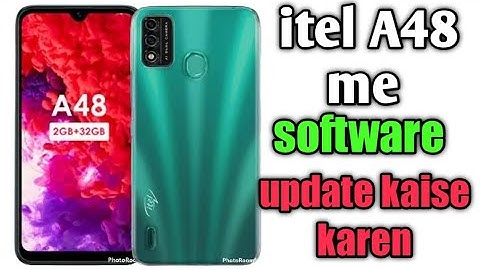 itel A48 me software update kaise Kare | how to software update itel A48