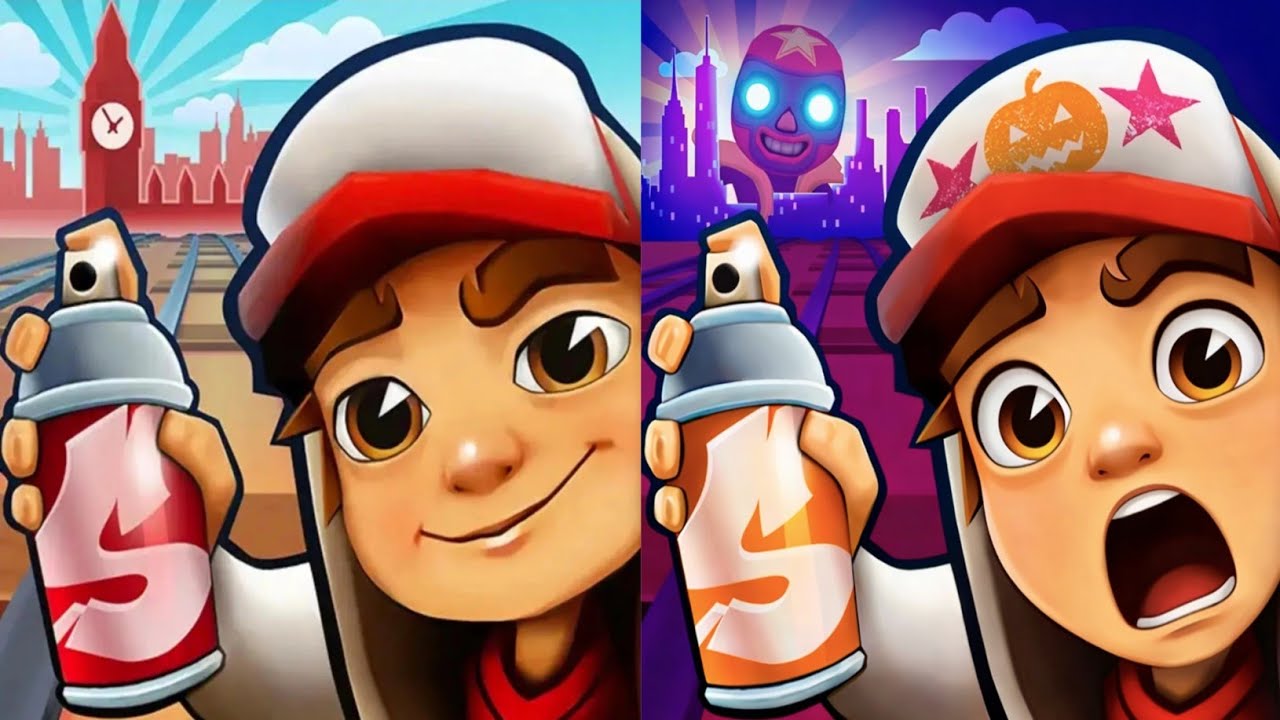 Subway surfers : london 2026 🆚 Mexico [Helloween] 2022 Map Comparison