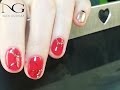 Дизайн гель-лаком на коротких ногтях на День Cв. Валентина / Valentine&#39;s Day Nails