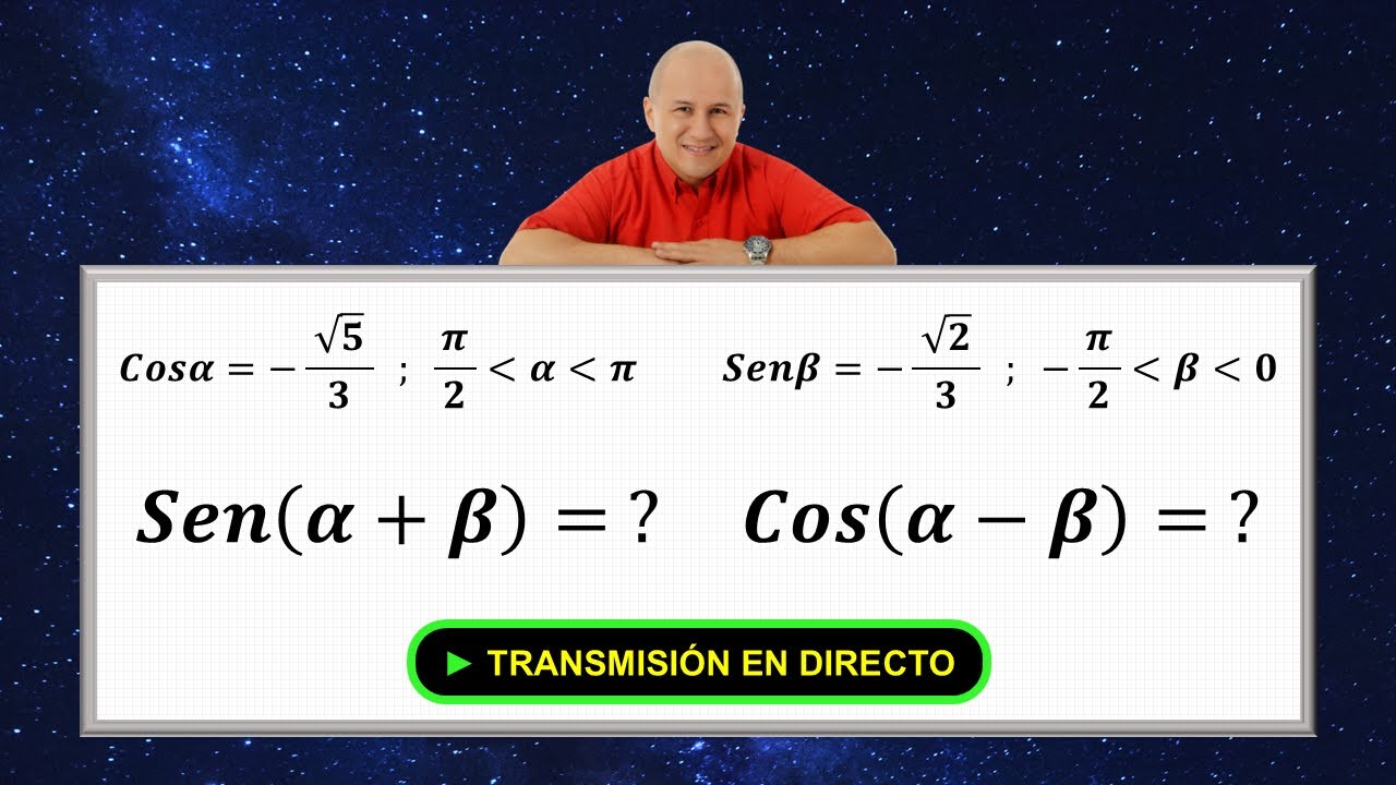 En vivo 🔴 Valores exactos de expresiones trigonométricas | Ej. 16 #julioprofe