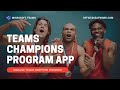 Microsoft Teams application for business Champions program