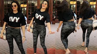 Amyra Dastur Flaunts Her Tone Figure In Sports Bra