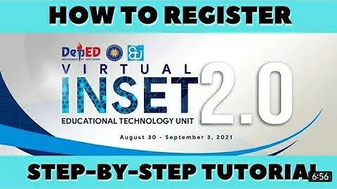 HOW TO REGISTER/ENROLL VIRTUAL INSET 2.0 USING DEPED COMMONS #INSET2.O #VirtualInset
