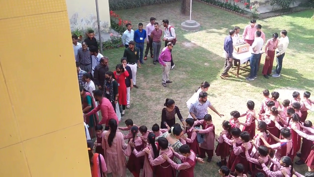 Model School for the Visually Handicapped (MSVH) Adarsh Vidyalaya, NIEPVD Dehradun:Morning Assembly