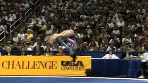 Ye Linlin - Floor Exercise - 1994 Hilton Challenge...