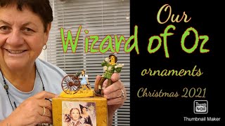 Christmas 2021 Our Wizard of Oz Hallmark Ornament Collection