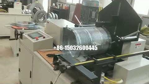 expanded filter core rolling machine