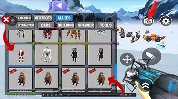 WINTER frozen bot UPDATE 🚀 Spooky Pibble 😱  | All Characters | Nextbots