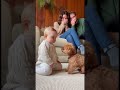 初めて犬に文句を言われた赤ちゃん、どうしていいか分からず固まってしまう。。。#dog #baby #cute #funny #shorts #shortvideo #赤ちゃん #トイプードル