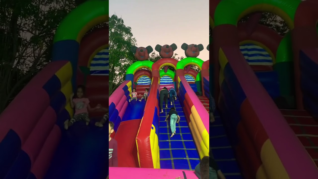 Bouncy slide