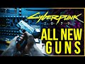 Cyberpunk 2077 - All New WEAPONS Analyzed and Explained (Power, Tech and Smart Weapons)