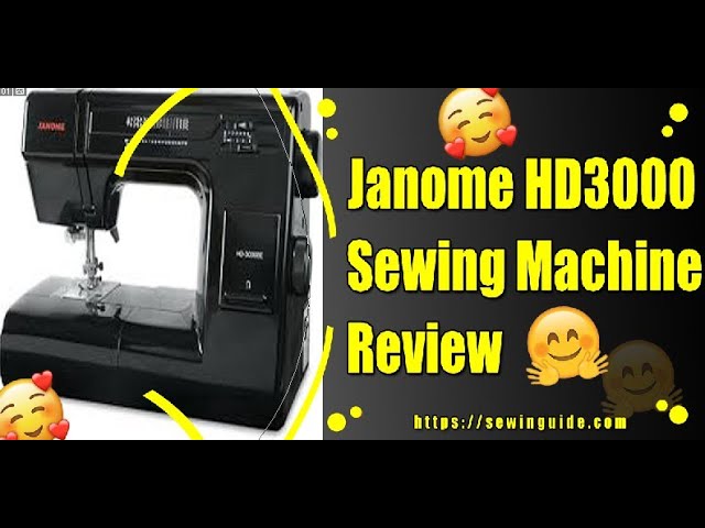 Janome HD-3000 Sewing Machine with Bonus Package (Demo)