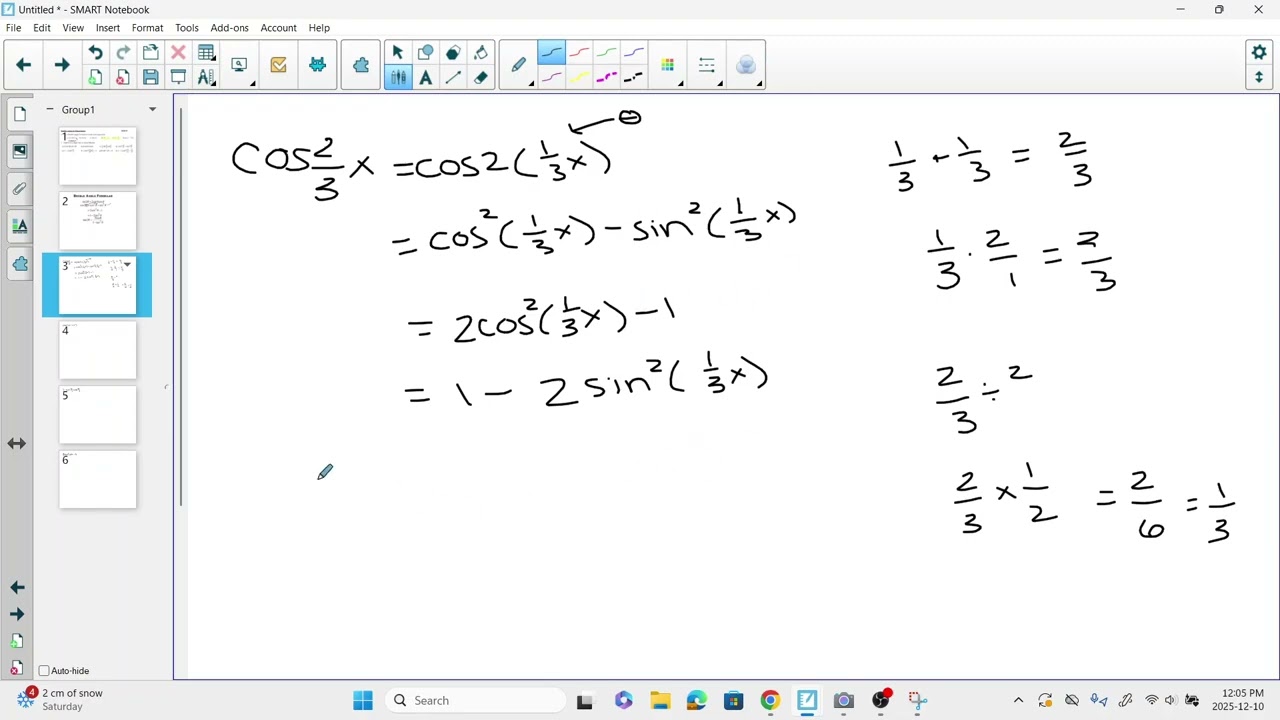 Double Angle Formula Help