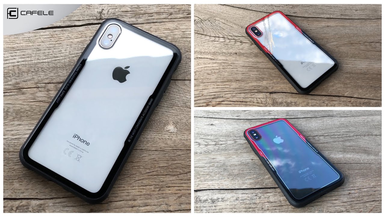 Cafele новый стеклянный чехол для iPhone | Прозрачный защищенный чехол