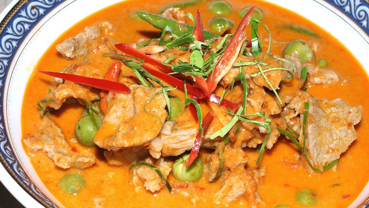 พะแนงเนื้อ Phanaeng curry - YouTube