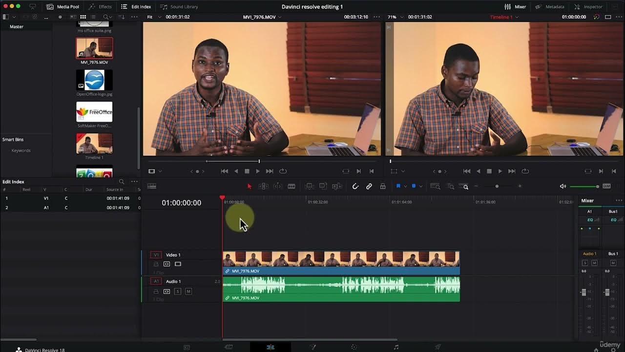 Unit 6 DaVinci Resolve 18 Importing media files YouTube