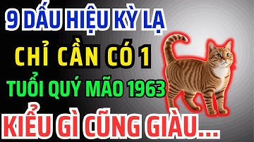 Quý Mão 1963 có Phước Đức, Hậu vận Giàu Sang Tự đến, Chỉ Cần Nhìn Vào 9 Dấu Hiệu Này Là Biết Ngay