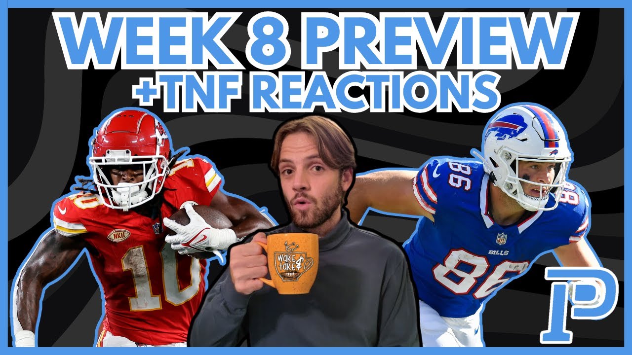 Everything You Need to Know for NFL Week 8 Starts, Sits, Upsets