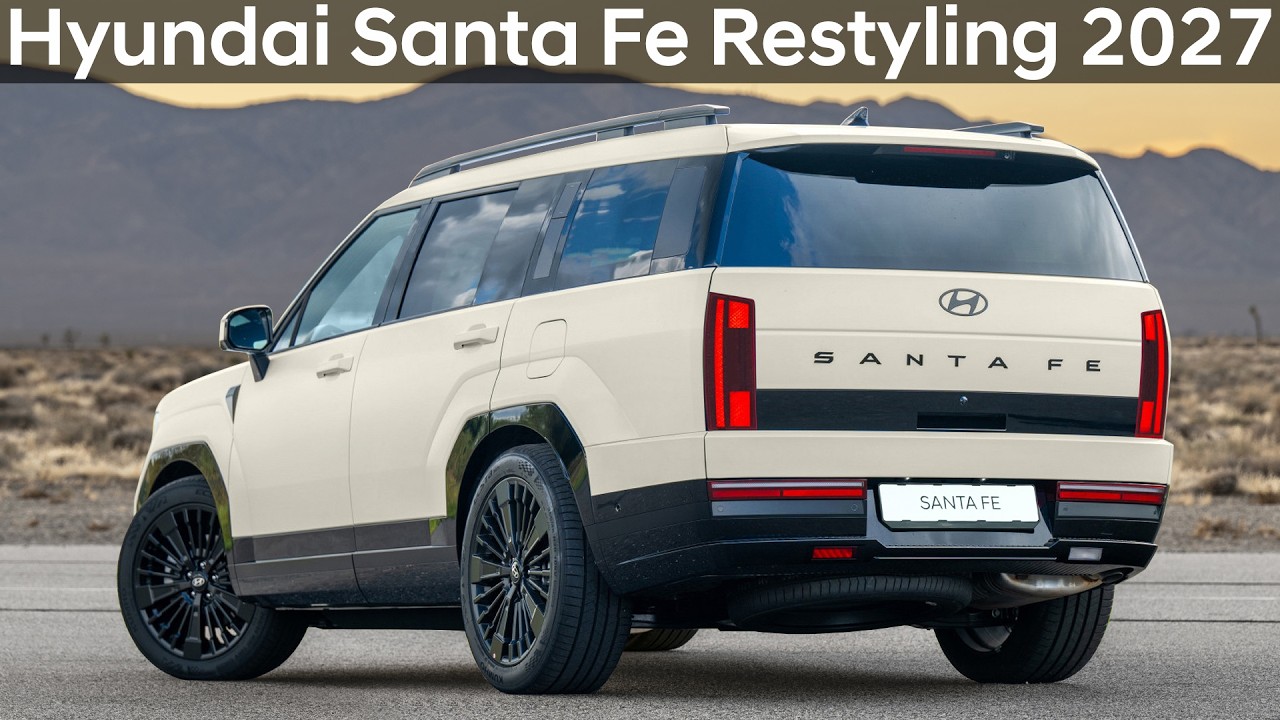2027-2028 Новый Hyundai Santa Fe (Restyling) - Ещё красивее и технологичнее!