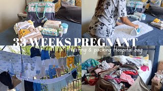 Episode 13: 33 WEEKS PREGNANT | NESTING AND PACKING HOSPITAL BAG FOR BOYZA |SOUTH AFRICAN YOUTUBER