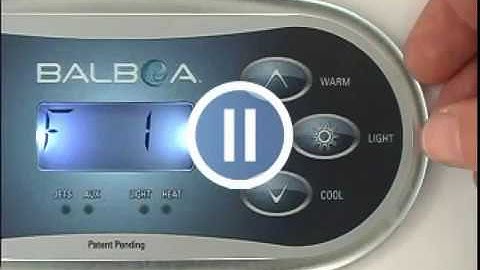 TP600 Balboa Topside control operation