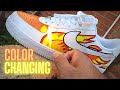 Color changing air force 1  custom