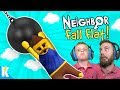 Hello Neighbor Fall FLAT (Human Fall Flat NOOB Gameplay!) K-City GAMING