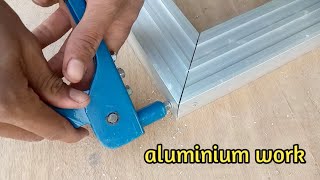 how to make aluminium almirah एलुमिनियम अलमारी कैसे बनाएं #aluminium#carpanter#aluminiumdoor#like