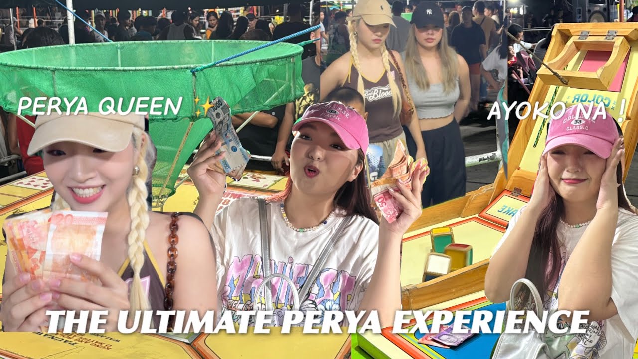 Introducing Pinoy Perya to my Korean Sister ! *ADDICTED NA SIYA*