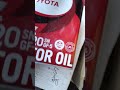 Toyota 0w20 synthetic for hybrid car