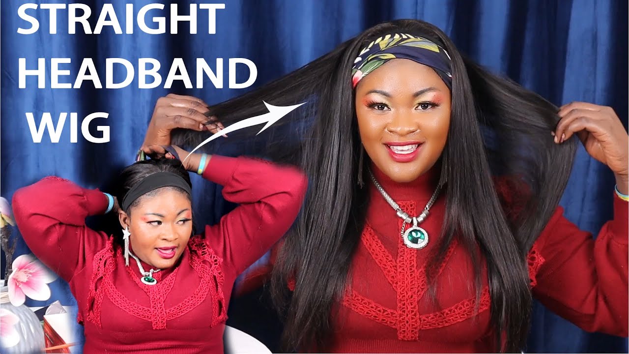 Headband Wig How to Make Your HEADBAND WIG Look NaturalSTRAIGHT WIG