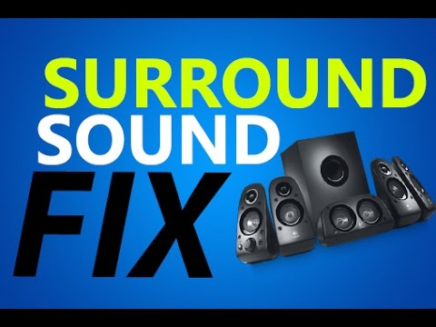 Windows 10 - Surround Sound & No Voice Fix for Games 5.1/7.1 DTS
