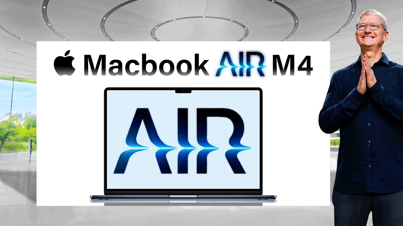 BIG NEWS; MacBook Air M4 - RELEASE DATE THIS WEEK! - YouTube