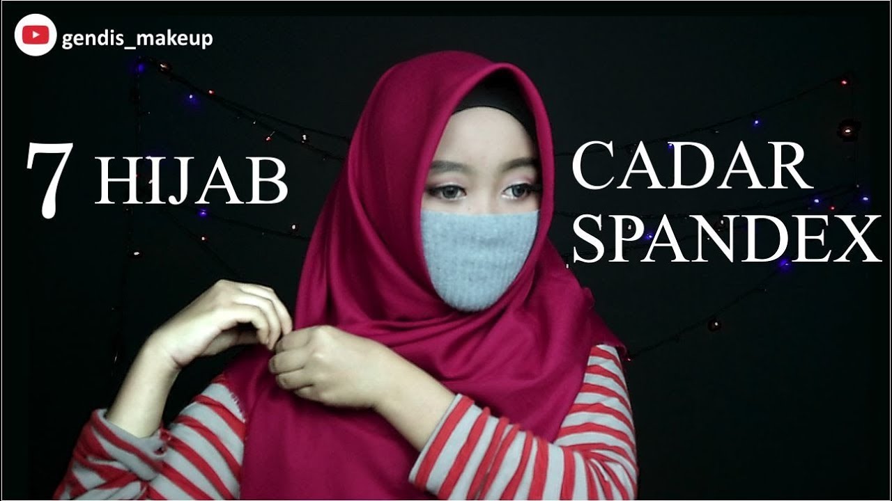 Tutorial Hijab Bercadar Gambar Islami