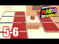 Super mario 3d world  56 cakewalk flip  all stars  stamp 100 gameplay walkthrough