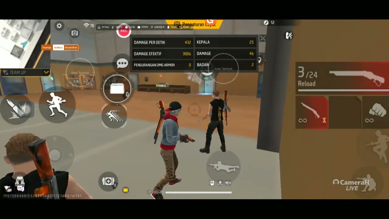 Grafik MC Free fire 144p super lancar no ban