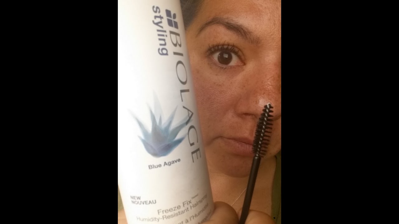 HAIR SPRAY TO KEEP LASHES CURLED YouTube