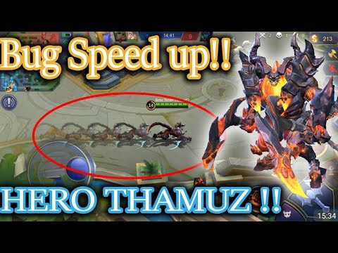 Bug Hero Thamuz Skill Pasif Speed Up Unlimited !! - Mobile Legend - Indonesia  @DeltaGamingID