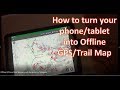 Offline GPS and Trail Mapping with Backcountry Navigator