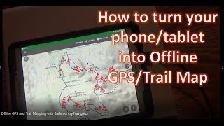 Offline GPS and Trail Mapping with Backcountry Navigator screenshot 1