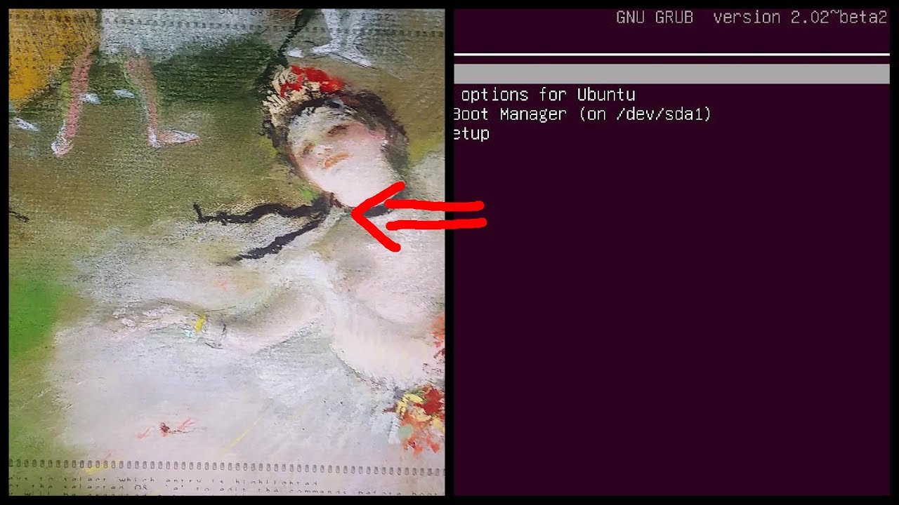 How to customize your boot screen (grub customization)