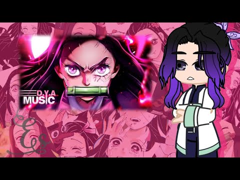 Hashiras react to Rap da Nezuko ||Amanhecer||