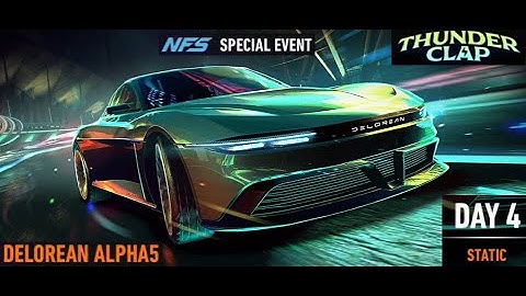 NFS No Limits Thunderclap DeLorean alpha 5 - Day 4 (Static)